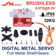 JX HV7032MG 32kg 8.4V Standard Digital Brushless Servo For RC 1:8 1:10 Car