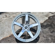 New Car Sport Rim Flow Forming 12.5KG WORK VERZ KCV03 20x9J 5x113 ET32 Polish (Like Chrome but NOT C