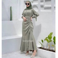Gamis Pesta Pernikanan Model Stlyle Modis Kondangan Simple Elegan - Dress Dewasa Terbaru Modern Cant