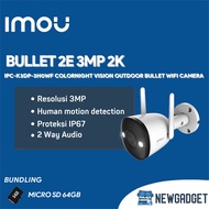 IMOU BULLET 2E 3MP 2K IPC-K3DP-3H0WF COLORNIGHT VISION OUTDOOR BULLET WIFI CAMERA FREE MICRO SD 64GB
