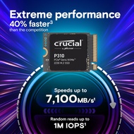 Crucial® P310 2TB PCIe Gen4 2230 NVMe M.2 SSD