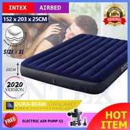 INTEX 64759 1.52 Meter Inflatable Air Bed Mattress Queen Size With 2-in-1 Valve
