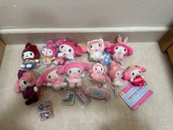 Sanrio melody 吊飾公仔