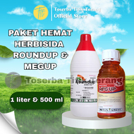 Paket Bundling Herbisida Roundup 486SL 1L & Megup 525SL 500ml Penghilang Gulma
