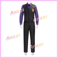 Purple Guy William Afton Cosplay Costume Set for Halloween Party High-quality