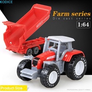 KODICE Tractor Toy 1pc Children Kids Mini Boy Toy ABS plastic Tractor Farmer Vehicle
