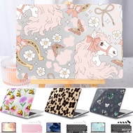 Boho Floral hard plastic case Compatible for MacBook case 2025 M5 M4 A3240 Pro14 16 inch A3112 A3401