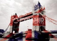 【進口明信片】 倫敦塔橋Tower Bridge (英國國旗Union Jack)~英國限量#PC9815