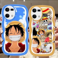 A-19 Anime One Piece Luffy TPU Casing for OPPO Reno 7 7Z 8Z 8 Lite 5G Transparent Case