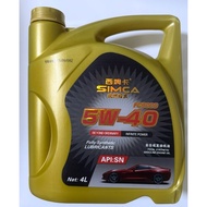 SIMCA Engine Oil 5W40 4L Fully Synthetic