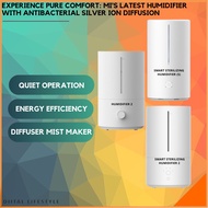 【APP CTRL】Latest Version Xiaomi Mi Smart Home Humidifier 2 4.5L Silver Ion 99% Antibacterial Diffuse