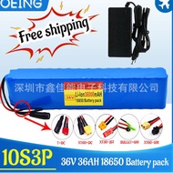 10S3P 36V36ahBattery Pack18650Lithium Ion Battery500WFor High-Power Motorcycle Scooter