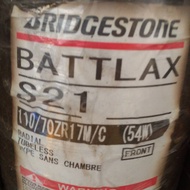 ยางนอก Tubeless Bridgestone BATTLAX S21 ขนาด110/70 ZR 17