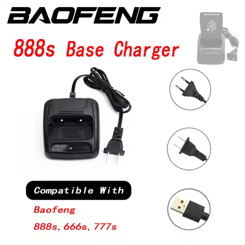 Original EU/US Plug USB Desk Charger for Baofeng BF-888S BF-777S BF-666S Two Way Radio Walkie Talkie