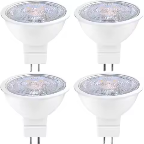 4x AC/DC 12V MR16 GU5.3 LED Bulb 50W Halogen Equivalent 5W Soft White Spot Lighting Indoor Outdoor F