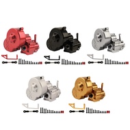 Metal Complete Gearbox Transmission Box with Dig Gear 1 Speed for 1/10 RC Crawler Car Axial SCX10 AX