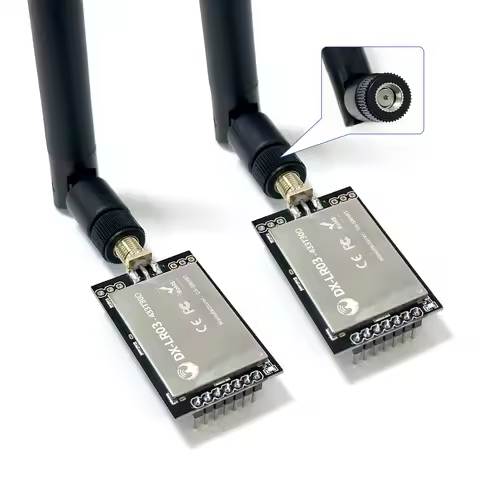 DX-LR03 10KM LoRa Module 868 915MHz Wireless RF Transceiver +27dBm High Power ASR6601 Chip UART I2C 