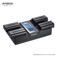 [Ship in 24h] Andoer NP-F970 4-Channel Digital Camera Battery Charger w/ LCD Display  Replacement fo