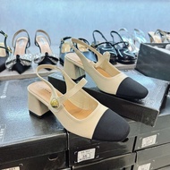 5p Square Flange Heel QC Imported Fullbox Mieo Shoes G1446 G1447