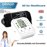 OMRON Blood Pressure Monitor Original Electronic Blood Pressure Monitor Meter Digital Voice Pressure