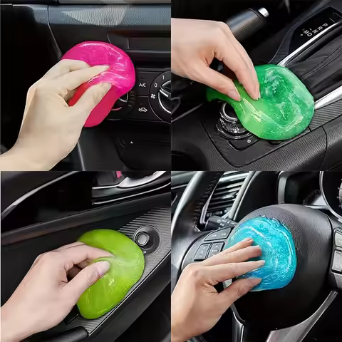Auto Car Cleaning Pad Glue Powder Cleaner Magic Cleaner Dust Remover Gel Home Computer Keyboard Clea