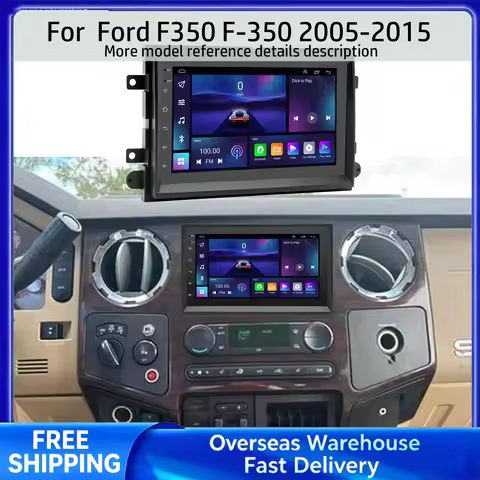 Car Navigation System Android 15 For Ford F350 F‑350 2005‑2015 7-inch for CarPlay Android Auto 2+32G