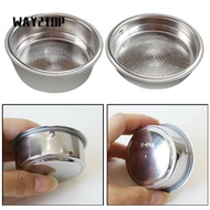 WAY2TOP Coffee Filter Basket 51mm Stainless Steel Double Layer Coffee Filter Bowl for 51mm