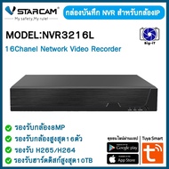 VStarcam กล่องบันทึก NVR NVR3216L 16ch รองรับกล้องได้สูงสุด16ตัว รับHDDได้สูงสุด10TB By.Big-it