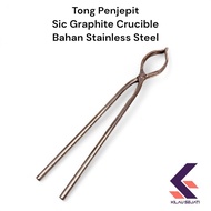 Stainless Steel Carbide Graphite Crucible Silicone Tongs