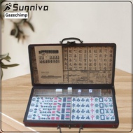 Chinese Mahjong Leisure Game Traditional Games Entertainment Family Mahjong Game for Family Gatherin