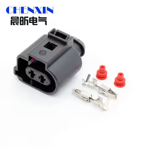 2 Pin Rear Hand Brake Motor CAR Automotive waterproof Connector Plug 1J0973722A For Passat B6 B7 CC 