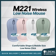 [100% authentic] M221 Wireless Silent Mouse with 2.4GHz Optical Ergonomic PC Gaming Mouse for Window