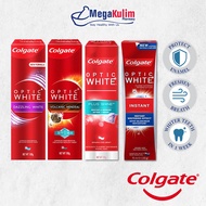 Colgate Optic White Tooth Paste - Volcanic Mineral/Instant/Dazzling/Plus Shine (100g)