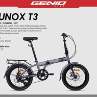 Folding Bike 16 20 inch genio lunox Newest Children And Adults 7 speed Disc Brake High Rims With Wheels And Fenders