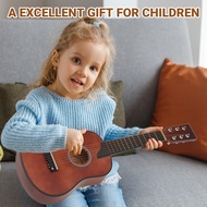 25Inch Mini Small Guitar Basswood 6 Strings Acoustic Guitar with Pick Strings for Beginner Children