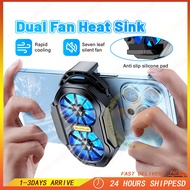 Dual Fan Rechargeable Gaming Cooling Fan Long Lasting Stronger cooling FS01 Air cooling Mobile Phone