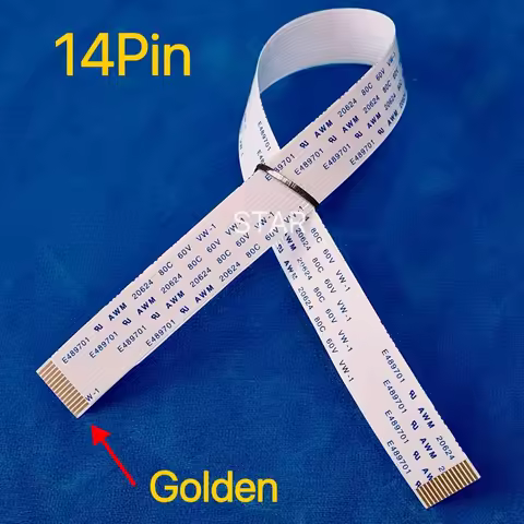 10PCS Gold 14 Pins I3200 Printhead Cable For Epson 4720/I3200 For Solvent UV Flatbed Printer Print H