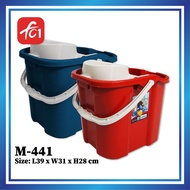 FC1 Plastic Mop Bucket 14.5Liter Mop Pail Mopping Pail Tong mop