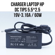 HP Hewlett Packard 19V 3.16A 60 Watt DC Tips Jek 5.5*2.5 Charger Adapter Notebook Laptop with Power 