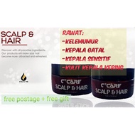 C'Care Scalp & Hair treatment Scrub shampoo, kulit kepala gatal, kelemumur