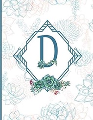 D: 2020 Weekly Succulent Themed Planner, Calendar, Journal, Diary - 8.5x11 - January 1 Through Decem