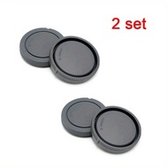 TEMU 2pcs Camera Body + Rear Lens For Compatible With A5100, , A6300, A6500, Nex-3/5/5n/6/7, A7/a7ii