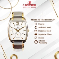 J.Bovier Stainless Steel Quartz Men Watch | Casual Watch | Fashion Watch B12-T8035TT_WI