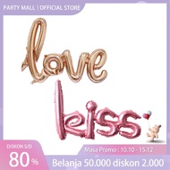 Love Party Kiss It's Boy Foil Balloon, 9 inch Size