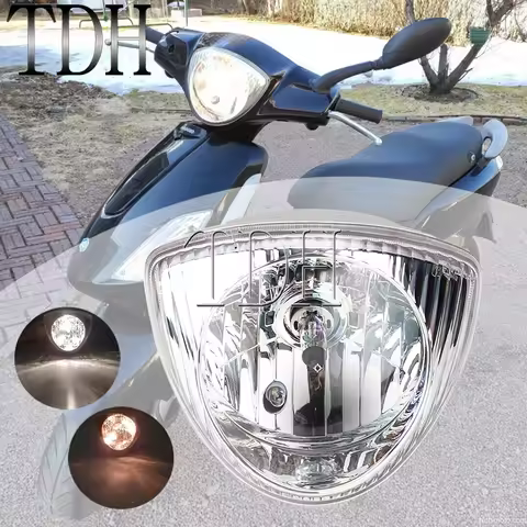 Motorcycle Front Headlight Assembly Daytime Running Light Head Lamp for Fly FLY 50 2T 125 4T Euro 3 