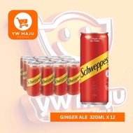 [ YW MAJU ] Schweppes Ginger Ale 320ml x 12
