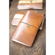 [B6] Sổ Tay Bìa Da Taking Notebook Size 12x19 cm Da Veg Mộc Dày 1.8mm