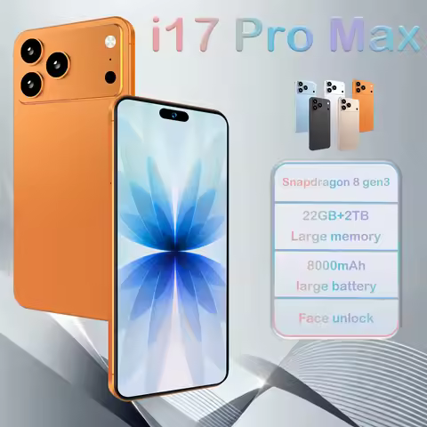2026 Global Version I17 Promax Pro 4G 5G Dual Card Dual Standby System Original Intelligent 7.3inch 