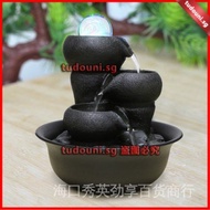 Free shipping Simple Living Room Flowing Water Fountain Decoration Feng Shui Ball View Office Desktop Wheel Ornaments Fengsheng Rising