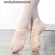 MXFASHIONE Dance Shoes Kids For Adult Women Fitness Ballet Dance Latin Dance Yoga Training Canvas Leather Girls Shoes